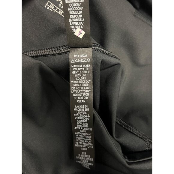 Savage X Fenty Sport Black High-Waist Leggings Medium M Skinny Stretch New - Picture 9 of 9